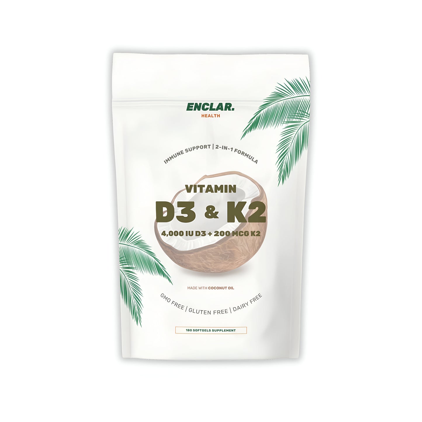 VITAMIN D3 K2 SOFTGELS - 6 MONTH SUPPLY