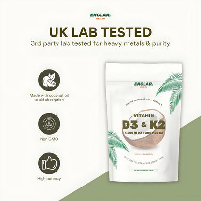 VITAMIN D3 K2 SOFTGELS - 6 MONTH SUPPLY